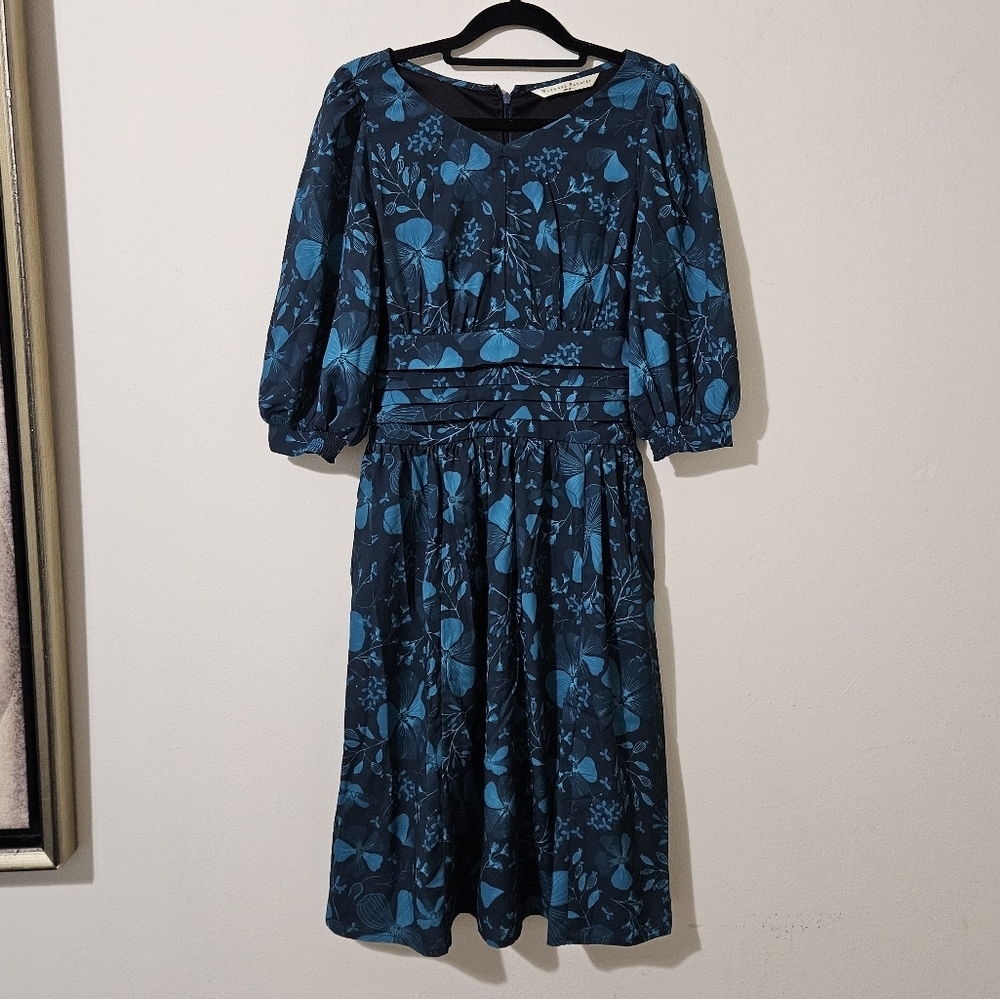 Eshakti Wayward Fancies Floral Crepe Dress